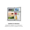 Frigo, réfrigérateur combiné de Marque Klarstein Argent