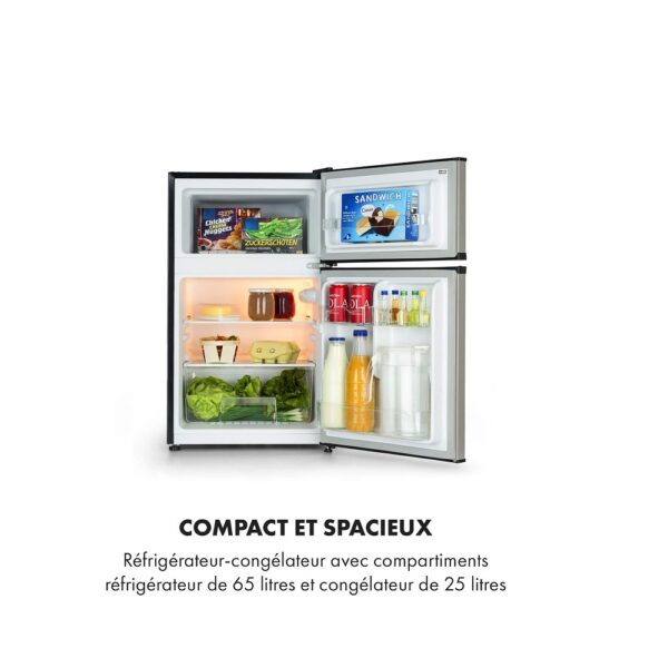 Frigo, réfrigérateur combiné de Marque Klarstein Argent