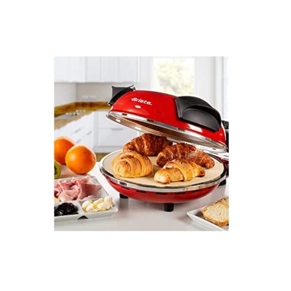 Four à Pizza Electrique 1200W Rouge